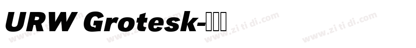 URW Grotesk字体转换